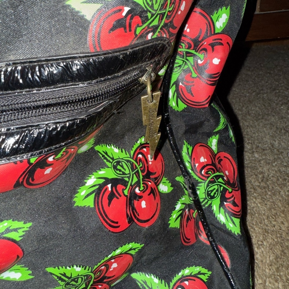 Betseyvill Betsey Johnson Cherry Pattern Duffle - Picture 4 of 10